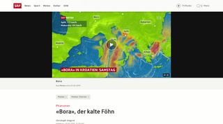 
                            11. Phänomen - «Bora», der kalte Föhn - Meteo - SRF