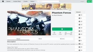 
                            5. Phantom Forces - Roblox