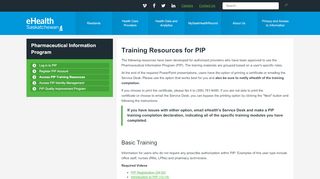
                            5. Pharmacy Information Program Access PIP Training Resources