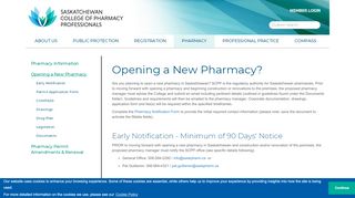 
                            12. Pharmacy - Opening a New Pharmacy - Saskatchewan College of ...