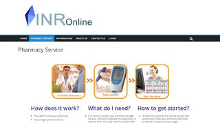 
                            4. Pharmacy Service – INR Online