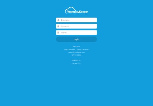 
                            7. PharmacyKeeper - Login