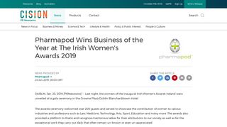 
                            9. Pharmapod Wins Business of the Year at The Irish Women's Awards ...