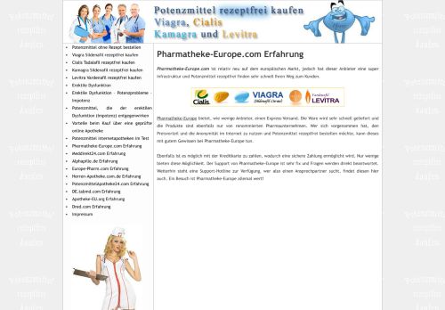 
                            1. Pharmatheke-Europe.com Erfahrung