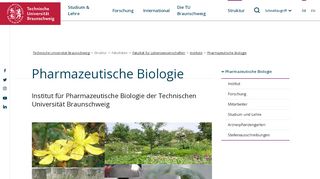 
                            10. Pharmazeutische Biologie @ TU Braunschweig