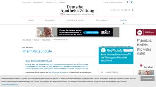 
                            6. PharmNet.Bund.de - Deutsche Apotheker Zeitung