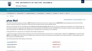 
                            10. PHAS mail | UBC Physics & Astronomy