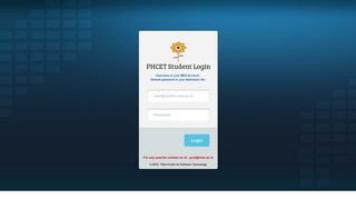 
                            1. PHCET Student Portal