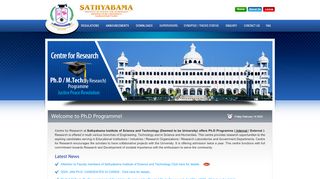 
                            2. Ph.D Sathyabama › phd