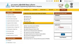 
                            1. PHED Applications Login - Public Health Engineering Department ...