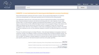 
                            8. PHENOTIP - A novel web-based tool for improving prenatal diagnostic ...