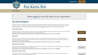 
                            10. Phi Kappa Phi - Awards - Home