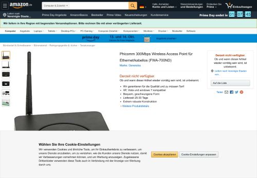 
                            9. Phicomm 300Mbps Wireless Access Point für Ethernet: Amazon.de ...