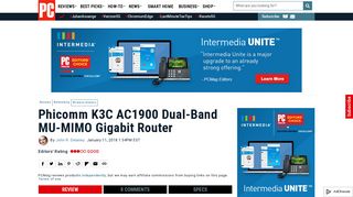 
                            12. Phicomm K3C AC1900 Dual-Band MU-MIMO Gigabit Router Review ...