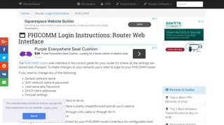 
                            2. PHICOMM Login: How to Access the Router Settings | RouterReset
