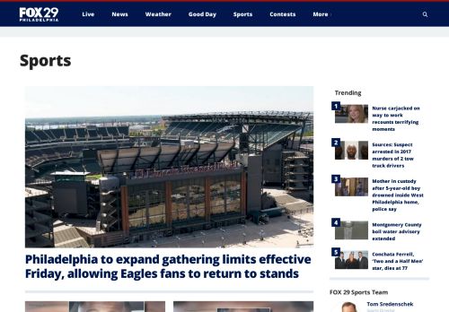 
                            11. Philadelphia Sports from FOX 29 | WTXF