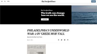 
                            9. PHILADELPHIA'S UNDERWORLD WAR: 2 IN 'GREEK MOB' FALL ...