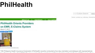 
                            6. PhilHealth Orients Providers on EMR, E-Claims System | PhilHealth