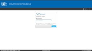 
                            6. Philip Morris International Password Manager: Login