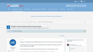 
                            11. Philippine Airlines Mabuhay Miles password login | Australian ...