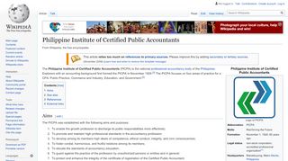 
                            6. Philippine Institute of Certified Public Accountants - Wikipedia