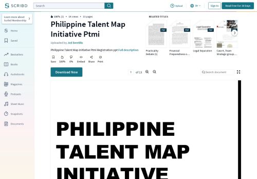 
                            6. Philippine Talent Map Initiative Ptmi - Scribd