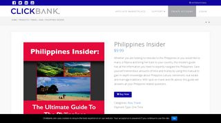 
                            4. Philippines Insider - ClickBank