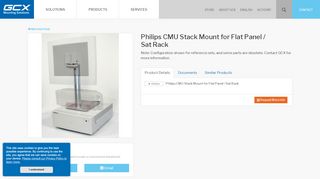 
                            9. Philips CMU Stack Mount for Flat Panel / Sat Rack | GCX Medical ...
