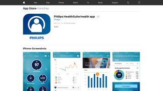 
                            8. Philips HealthSuite health app im App Store - iTunes - Apple