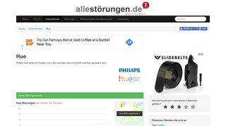 
                            2. Philips Hue Störung? Aktuelle Störungen und Probleme | Allestörungen