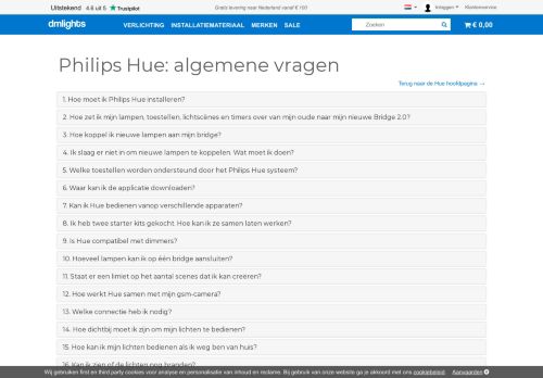 
                            11. Philips Hue - veelgestelde algemene vragen | dmlights