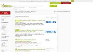 
                            10. Philips Jobs, Karriere | KIMETA.DE
