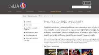 
                            11. Philips Lighting University | The Lighting Industry Association