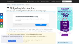 
                            4. Philips Login: How to Access the Router Settings | ...