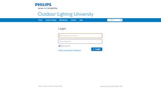 
                            9. Philips Outdoor Lighting University: Sign in - BlueVolt