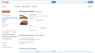 
                            7. Philosophy E-Book: Latest Edition - Google बुक के परिणाम