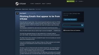 
                            9. Phishing Emails that appear to be from STEAM :: Help and Tips ...