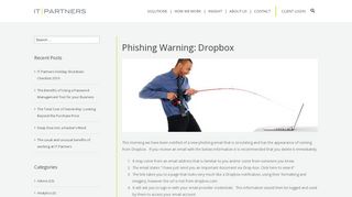 
                            4. Phishing Warning: Dropbox - IT Partners