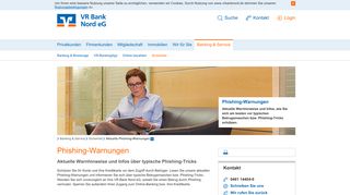 
                            7. Phishing-Warnungen - VR Bank Nord eG