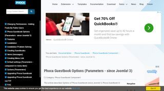 
                            6. Phoca Guestbook Options (Parameters - since Joomla! 3)