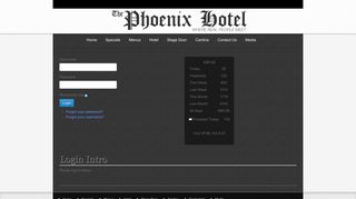 
                            5. Phoenix Hotel - Login Intro