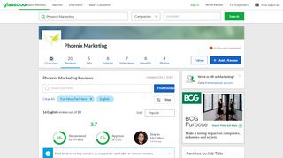 
                            2. Phoenix Marketing Reviews | Glassdoor