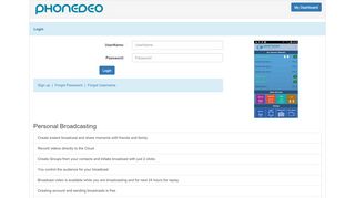 
                            9. Phonedeo - Subscribers and Partners Login