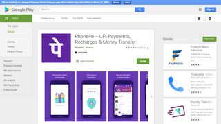 
                            7. PhonePe – UPI Payments, Recharges & Money Transfer - Apps on ...