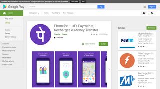 
                            11. PhonePe – UPI Payments, Recharges & Money Transfer - Google Play