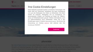 
                            12. phonostar - MagentaCLOUD Glossar | Telekom