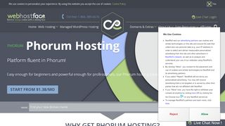 
                            7. Phorum Hosting | Free domain, easy start & 24/7 support - WebHostFace