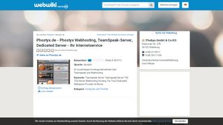 
                            12. Phostyx.de - Erfahrungen und Bewertungen - Webwiki