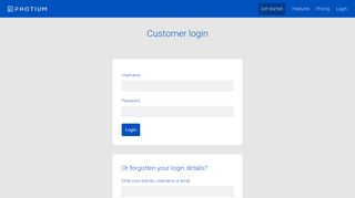 
                            1. Photium Customer login