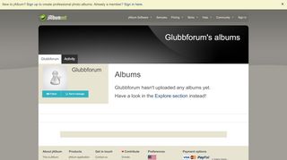 
                            13. Photo albums by Glubbforum - Profile page
